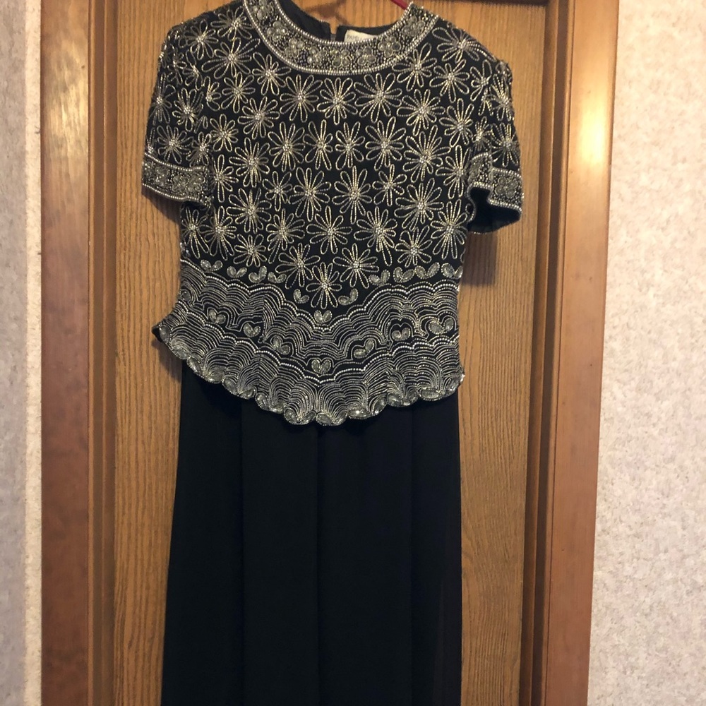 2 piece evening dress